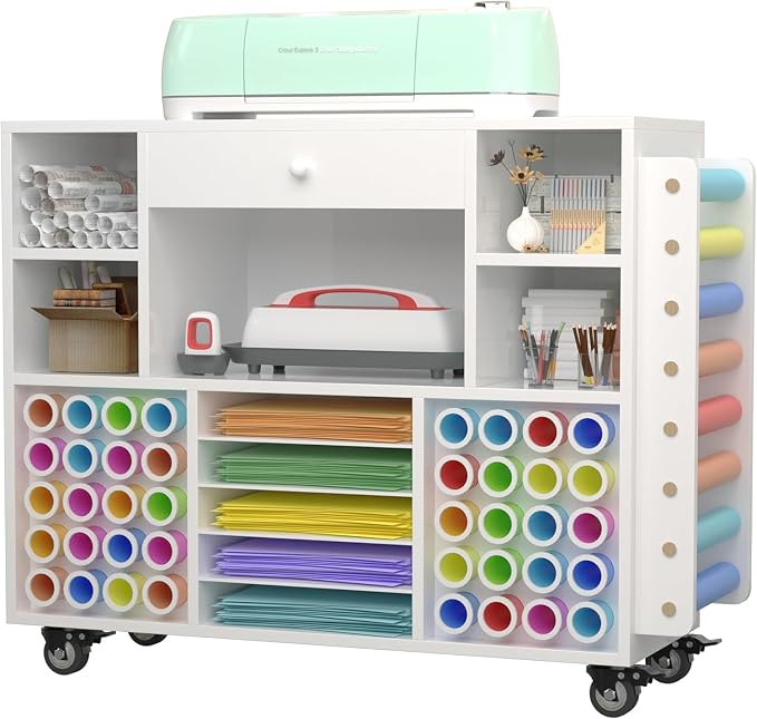 Craft organization and storage Cart Compatible by CXQ