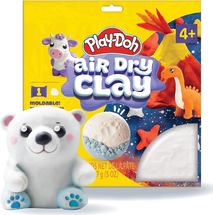 Play-Doh Brand Air-Dry Clay, 5 oz. Air and Modeling Clay Bag, Arts and Crafts by Unknown