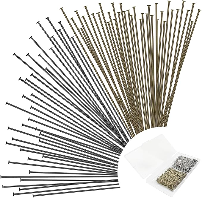 600 Pieces 2 Inch Flat Head Pins by BOYIVI