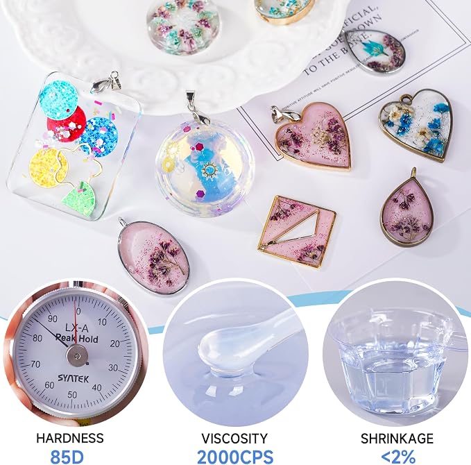 LET'S RESIN UV Resin, 1500g Odorless, Low Shrinkage, - Image 5