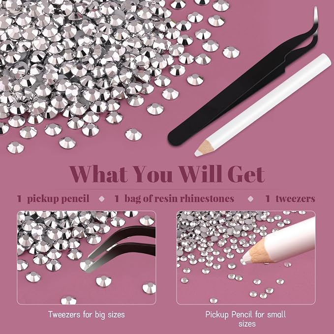 6000PCS 4mm Resin Rhinestones Bulk - Image 6