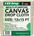 EZ Drop Painter's Large Canvas Fabric Drop Cloth by EZDropCanvas