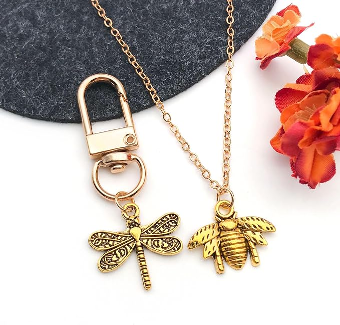 WOCRAFT 60pcs Antique Gold Butterfly Bracelet Charms - Image 6