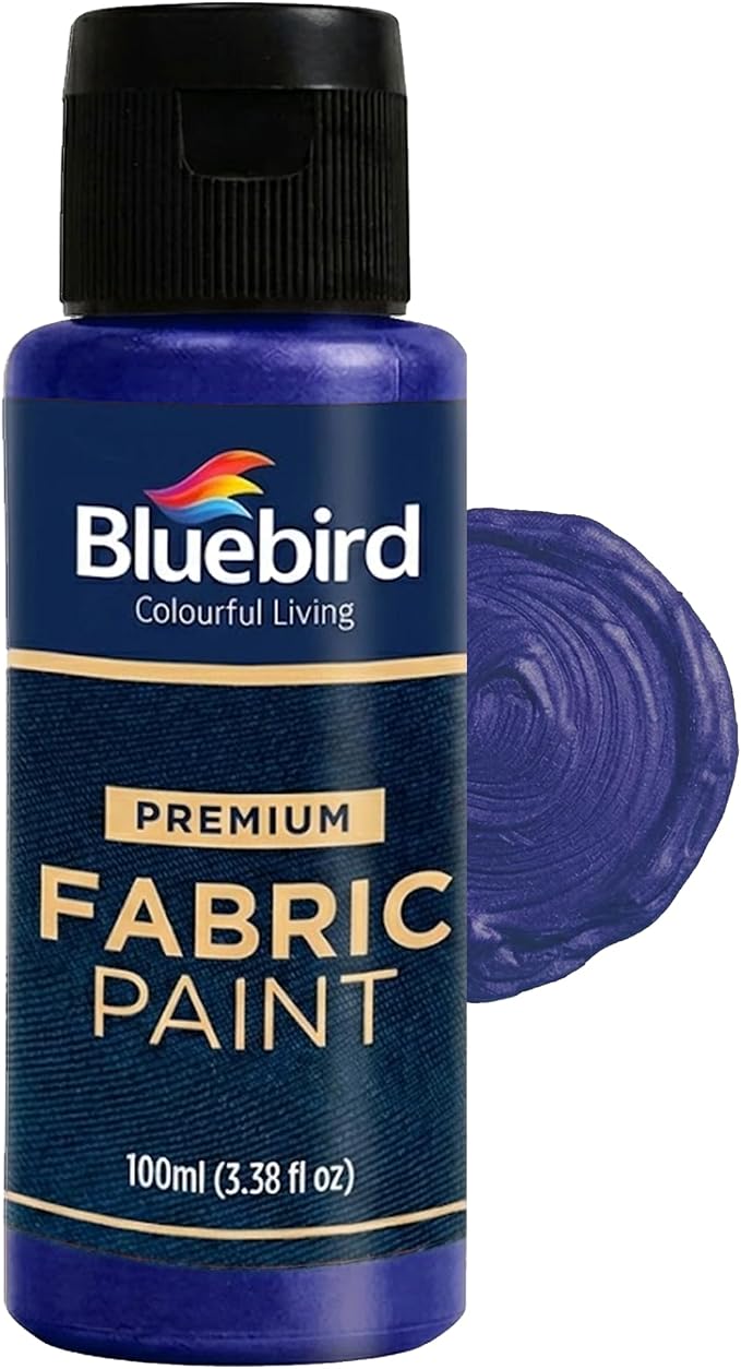 BLUEBIRD Fabric Paint Iridescent Storm Purple by BluebirdArts
