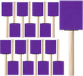 Bates- Foam Paint Brushes, 16 Pack, Violet Sponge Brushes by BatesChoice