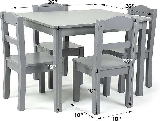 Humble Crew Toddler Table and Chair Set - Image 3
