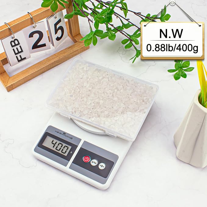 0.88 Lb Clear Quartz Crystal Chips Natural Tumbled Healing Crystal Chips Bulk - Image 9
