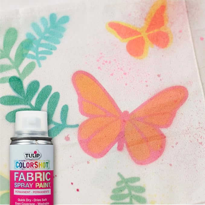 Tulip ColorShot Instant Fabric Spray Paint, Permanent Color Spray-On Fabric - Image 6