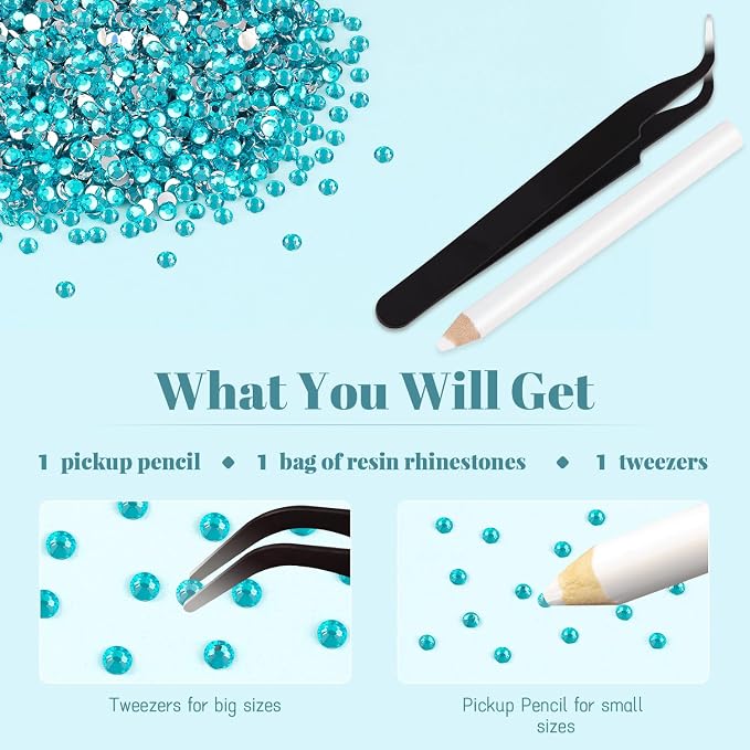 8000PCS 3mm Resin Rhinestones Bulk - Image 5