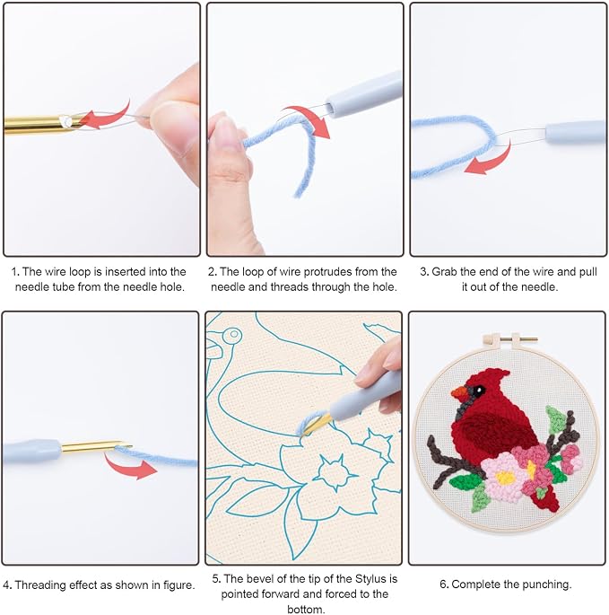 Louise Maelys Beginners Punch Needle Kits, - Image 3