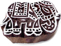 Royal Kraft Wooden Stamps DIY Fabric, Henna Printing Blocks THDtag010 by RoyalKraft