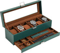 ProCase Watch Box, 6 Slot Watches Display Case by ProCase