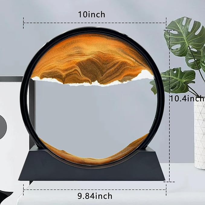 Moving Sand Art Liquid Motion, 3D Deep Sea Sandscape Color Quicksand Decor - Image 4