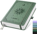 EMSHOI Graph Grid Journal Notebook, 320 Pages, A5 Size | Leather Hardcover by EMSHOI