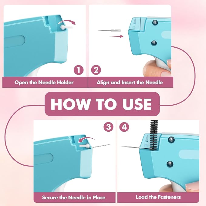 Stitch Gun for Clothes, Portable Handheld Tagging Gun for Clothing, Stitch - Image 4