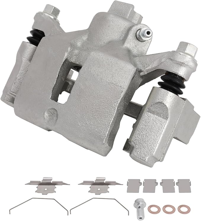 cciyu Rear Left Brake Caliper Assembly w/Bracket 18B4644 For Buick For Rendezvous,For Chevy For Venture,For Oldsmobile For Silhouette,For Pontiac For Aztek/For Montana