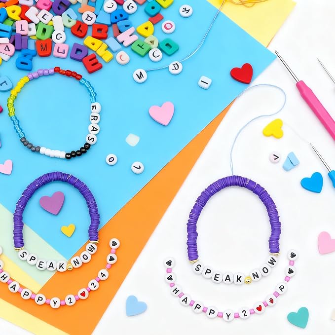 Acrylic Pony Beads Jewelry Making Kit – 96 Colors, UV Color Changing & Glow - Image 8