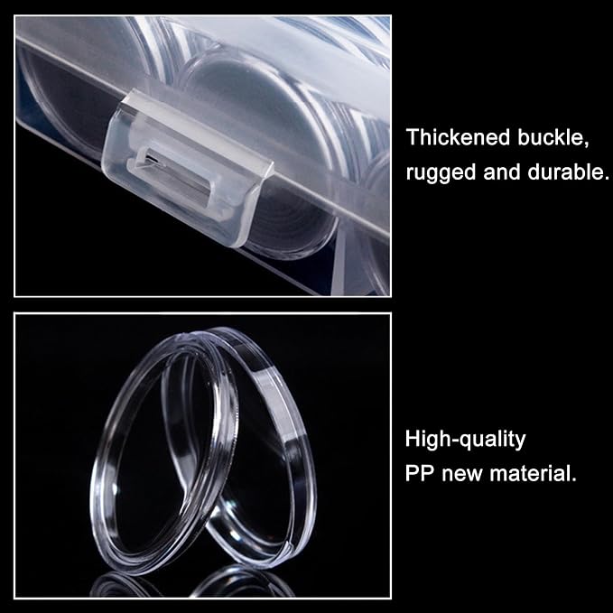240 Pieces 30mm Coin Capsules Coin Holders - Image 5