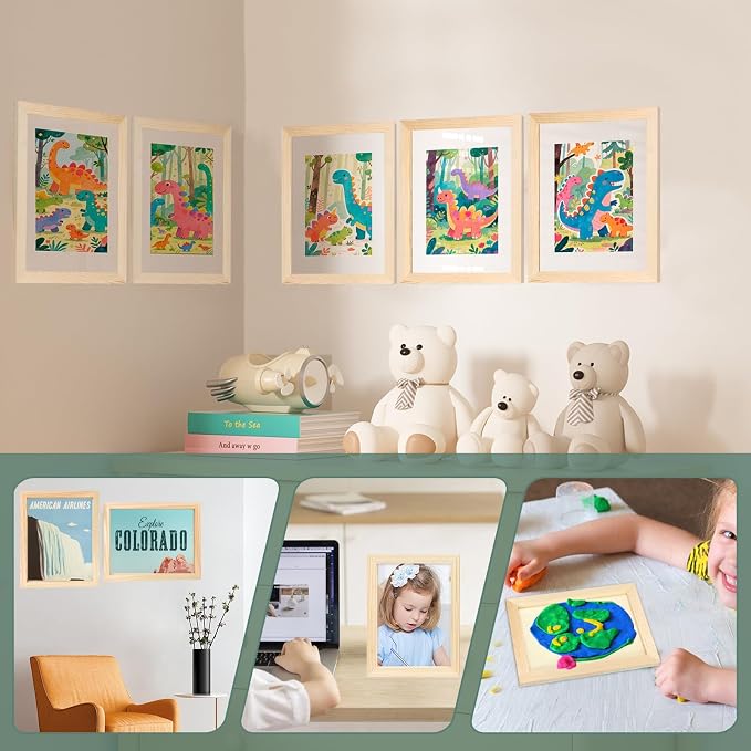 FSWCCK 5 Pack 8 x 10 inch Wood Panel Boards, Unfinished Wood Canvas Panels - Image 6