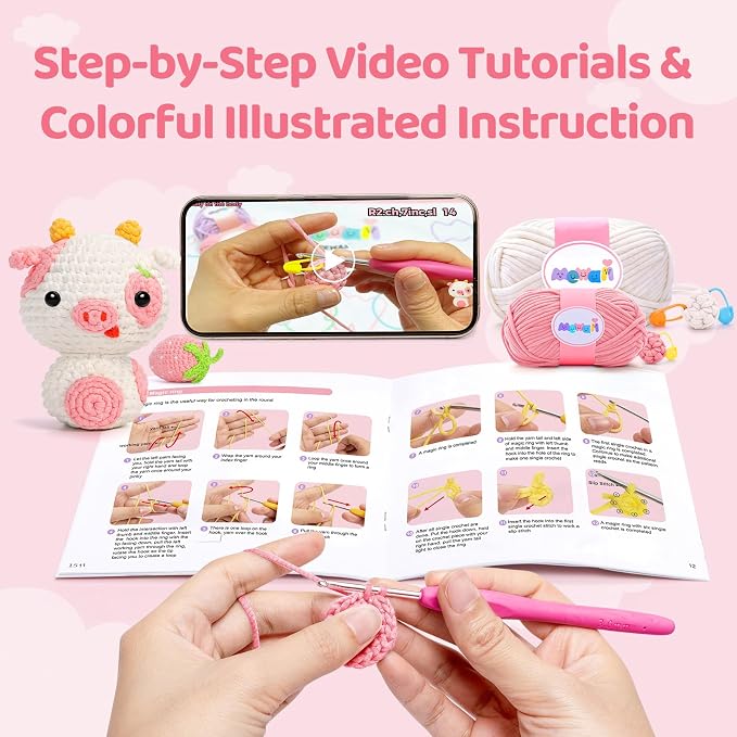 Mewaii Crochet Kit for Beginners Level 3 - Image 3
