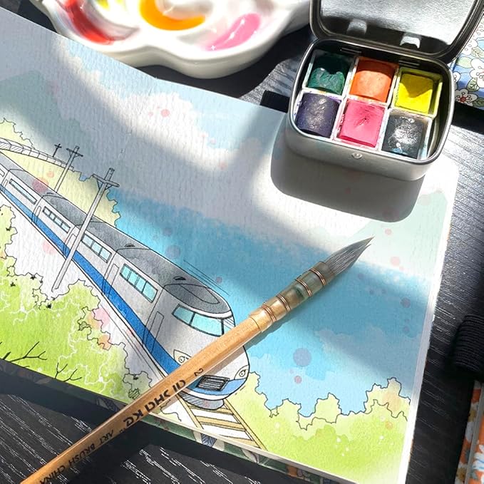 5x5 Handy Portable Handmade Cloth Fabric Hardcover Sewing Binding Travel - Image 7