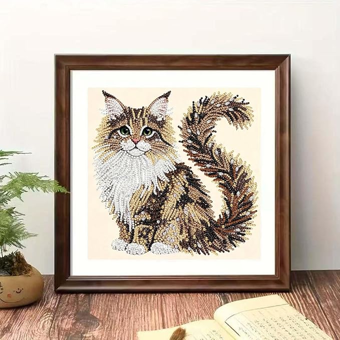OJTOYART Cat Diamond Painting Kit - Image 2