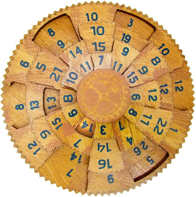 Project Genius Grecian Computer Mechanical Math Puzzle, Wooden Brainteaser Gift - Image 4