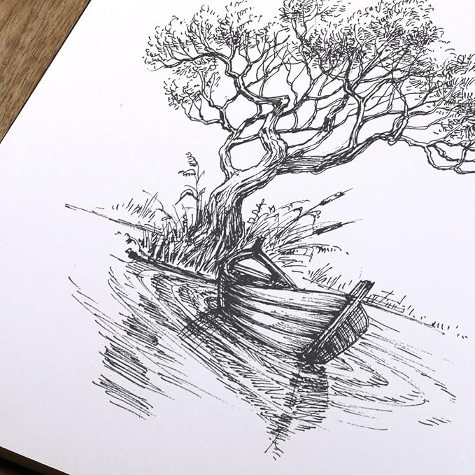 Sketchbook - Hardcover Sketch Pad, 8.5" x 11", Durable Sketch Book - Image 4
