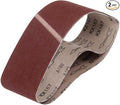 HARFINGTON 6 x 48 Inch Sanding Belts, 2 Pcs 180 Grits Aluminum Oxide Abrasive Belt Sander File Belt for Woodworking, Metal Polishing, Knife Sharpener