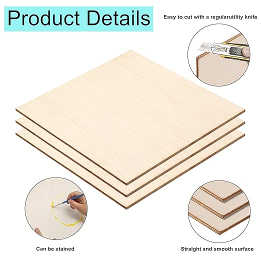 18 Pack Basswood Sheets - Image 3