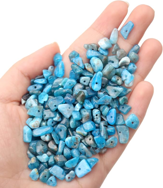 456 PCs Natural Chip Stone Beads, 5-8mm Irregular Multicolor Gemstones Loose - Image 5