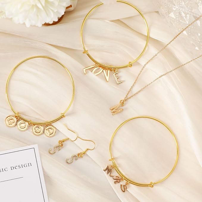 SANNIX Letter Charms, KC Gold - Image 3