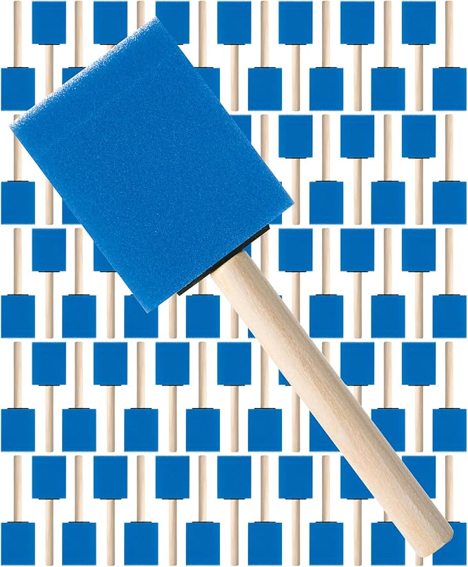 Bates- Foam Paint Brushes, 2 Inch, 75 Pack by BatesChoice