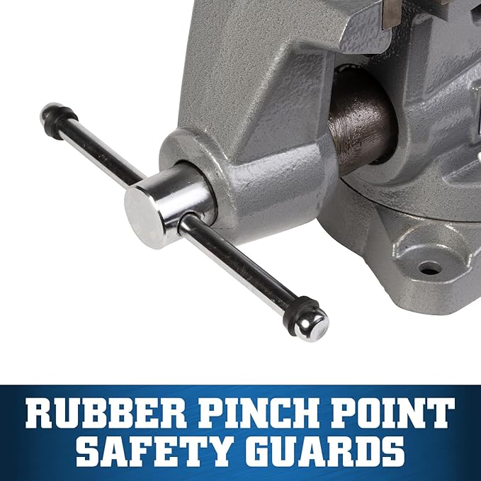 Wilton Mechanics Pro Bench Vise, 5-1/2" Jaw Width, 5" Jaw Opening, 3-5/8" Throat (Model 855M)