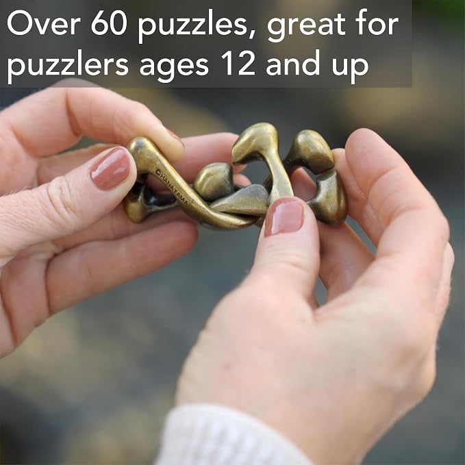 BePuzzled | Trinity Hanayama Metal Brainteaser Puzzle Mensa Rated Level 6 - Image 9