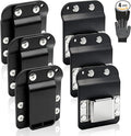 3 Pcs Drill Holder for Tool Belt, Tape Measure Holder with Metal Clip, 2 in Belt Hook Holster for Cordless Drill, Impact Driver, Measuring Tape, Tool Accessories