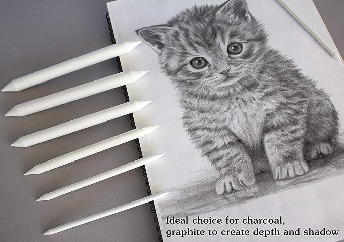 43 PCS Blending Stumps and Tortillions Paper Art Blenders Sketch Drawing | - Image 6