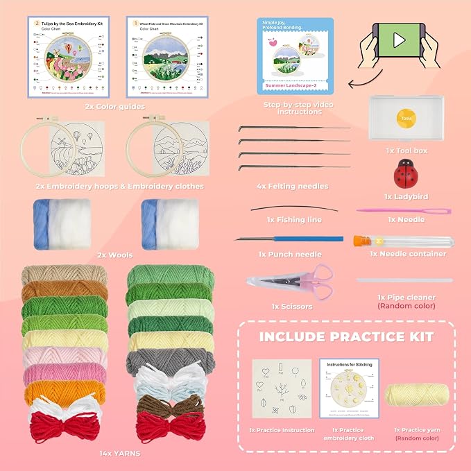 Punch Needle Kits Adults Beginner, Embroidery kit - Image 3