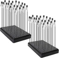 GJJC10B- 2PCS Model Painting Stand Base and 40pcs Alligator Clip Sticks by Evemodel