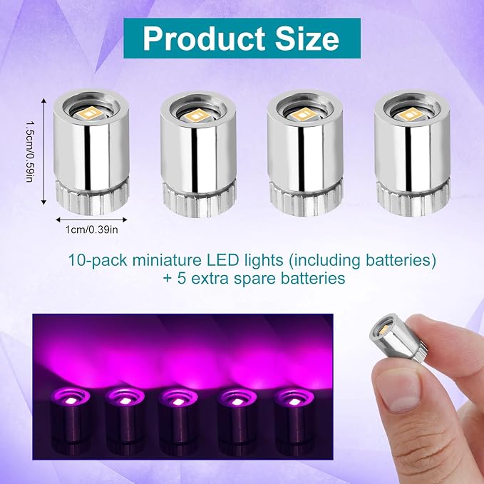 10pcs Miniature LED Spot Lights - Image 2