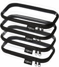 YQBRAO 4-Pack Clear Hard Shell Zipper Case, 1.2mm Ultra-Thick Diaper Bag by Unknown