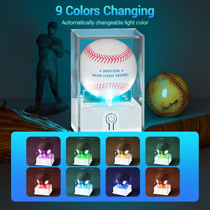 Leshein Acrylic Baseball Display Case - Image 2