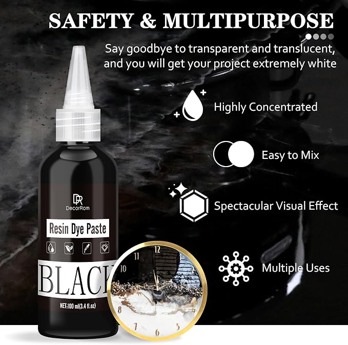 Black Epoxy Resin Pigment Paste - Image 4
