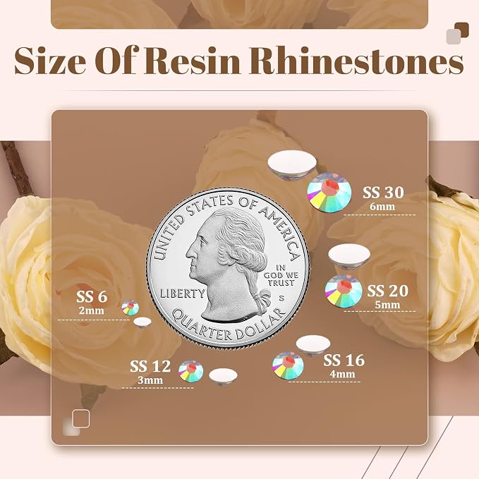12000PCS 2mm Resin Rhinestones Bulk - Image 3