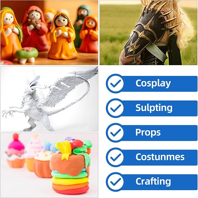 Moldable Cosplay Foam Clay Yellow Colors – High Density and Quality - Image 2