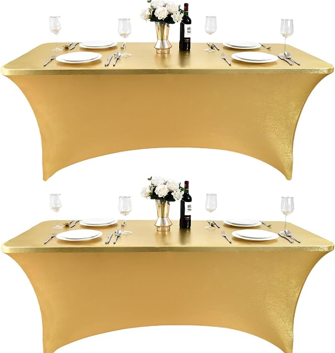 2-Pack 6ft Spandex Table Covers by Unknown