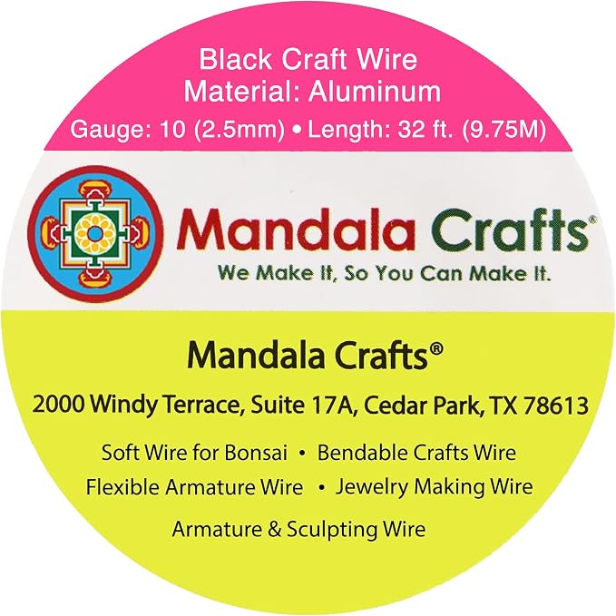 Mandala Crafts 10 Gauge Anodized Aluminum Craft Wire - Image 3