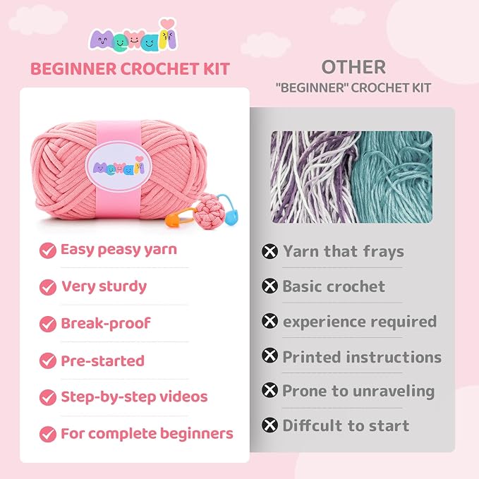 Mewaii Crochet Kit for Beginners Level 3 - Image 2