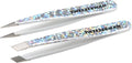 Tweezerman Micro Mini Slant & Point Tweezer Set by Tweezerman