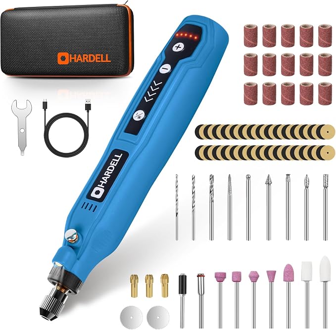 HARDELL Cordless Rotary Tool Kit Mini Rotary Tool by HARDELL